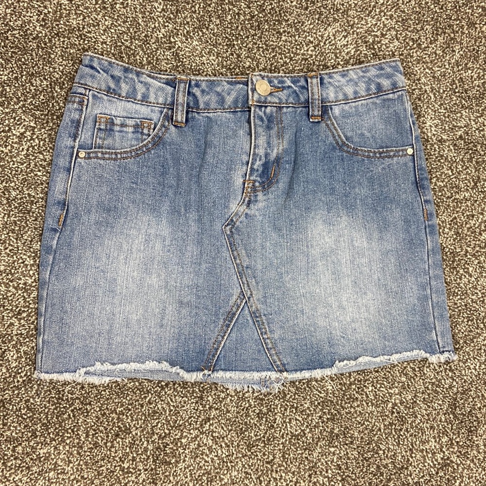 Refuge jean skirt